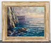 DI SORRENTO Fulvio 1900-1900,Coastal Scene,Hindman US 2016-08-17