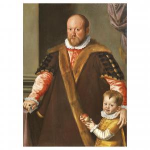 Di TITO Santi 1536-1603,RITRATTO DI UN GENTILUOMO DI CASA PASSERINI CON IL,Pandolfini IT 2023-05-23