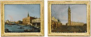 DI VENEZIA GIORGIO 1900-1900,Uno raffigurante il Bacino di San Marco, l'altro&n,Sotheby's 2016-06-13