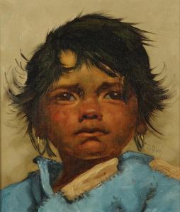 DIAS Y,Portrait of a Native American child,Bonhams GB 2010-08-22