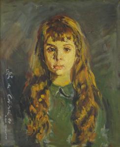 DIAZ DE CORDOBA Francisco 1900,Portrait of a girl,Burstow and Hewett GB 2016-02-24