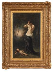 DIAZ DE LA PENA Narcisse Virgile,La fin d\’un beau jour ou L\’Amour endormi,1851,Osenat 2024-04-07