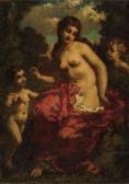 DIAZ DE LA PENA Narcisse Virgile 1807-1876,Venus et deux Amours,Mainichi Auction JP 2023-08-03