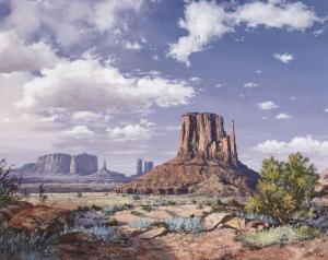 DIAZ HUERTAS Carlos Angel 1866-1937,Desert Landscape,Altermann Gallery US 2017-08-11