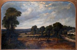 DICKEN Lila 1919-1967,Harvest Landscape,Bonhams GB 2004-09-22