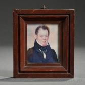 DICKINSON Anson 1779-1852,Miniature Portrait of Raphael Dickinson,1831,Skinner US 2014-08-09