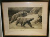 DICKSEE Herbert Thomas 1862-1942,Polar bears,1903,Reeman Dansie GB 2009-06-23