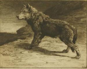 DICKSEE Herbert Thomas 1862-1942,THE LONE WOLF,Sworders GB 2019-04-30