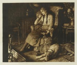 DICKSEE Herbert Thomas 1862-1942,The Twilight Hour,1916,Bellmans Fine Art Auctioneers GB 2024-03-28