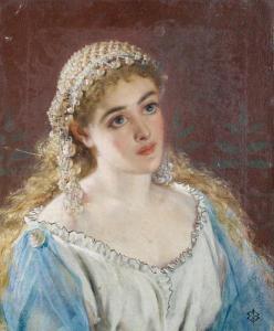 DICKSEE John Robert 1817-1905,Portrait of a young girl,Bonhams GB 2009-04-28