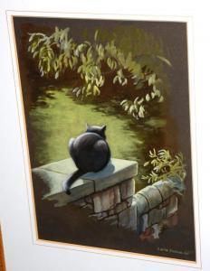 DICKSON Lalia 1900-1900,Cat on a Wall,1969,Shapes Auctioneers & Valuers GB 2014-10-04