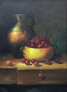 DICKSON,Still Life of Cherries,20th century,David Duggleby Limited GB 2022-11-12