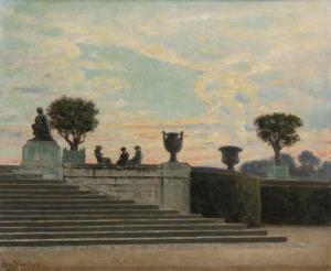 DIDIER Clovis François Aug,LE PARC DU CHÂTEAU DE VERSAILLES À LA TOMBÉE DE LA,1915,Pillon 2018-09-16