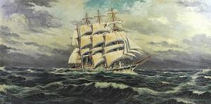 DIDSZUS S,Pamir in full sail,1971,Batemans Auctioneers & Valuers GB 2018-08-04