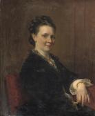 DIEFFENBACH Anton 1831-1914,A portrait of an elegant lady,Christie's GB 2009-12-15