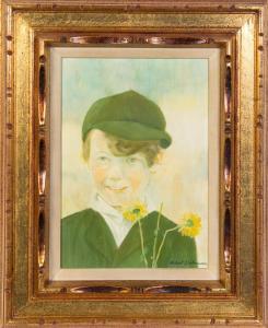 DIELMANN Robert,Portrait of Young Boy,Hindman US 2016-03-23