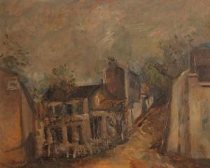 DIENER DENES Rudolf 1889-1956,Street in Paris,Pinter HU 2022-01-16