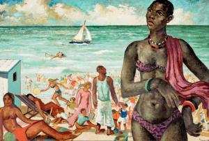 DIERICKX Raymond 1904-1978,La plage,Rossini FR 2023-03-30