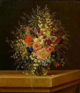 DIETRICH Adelheid 1827-1891,Still Life Flowers,1865,5th Avenue Auctioneers ZA 2024-02-18