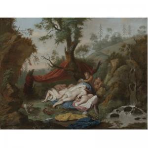 DIETRICH Christian Wilhelm E 1712-1774,Diana And Her Nymphs Surprised By Satyrs,Sotheby's 2006-06-21