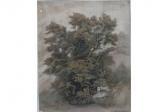 DIETRICH Johann Heinrich 1822,Studie eines prachtvollen Baumes,1847,Georg Rehm DE 2015-10-15