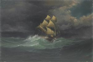 DIETZ Herman R 1860-1923,Caught in a gale,Christie's GB 2008-01-30