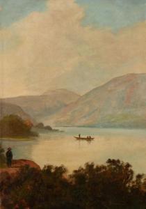 DIETZ Herman R 1860-1923,Pêcheurs sur un lac de montagne,Ader FR 2013-04-06