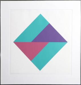 DIETZ Hugo 1930-1973,Diamond with Triangles,1973,Ro Gallery US 2024-03-23