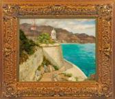 DIETZ V 1900-1900,Impressionistische Ansicht von Monaco mit Blick au,Schloss DE 2011-05-14