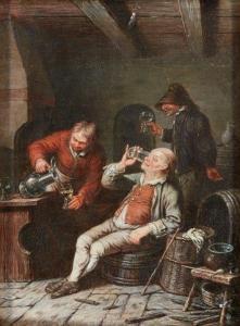 DIETZSCH Johann Albrecht 1720-1782,Busy tavern scenes,Rosebery's GB 2019-07-17