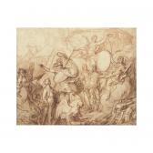 DIEU Antoine 1662-1727,allégorie de la paix et de la guerre,1727,Sotheby's GB 2006-06-19
