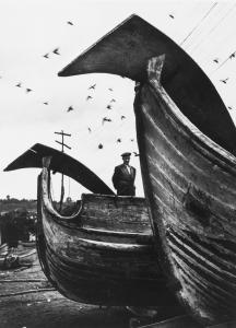 DIEUZAIDE Jean 1921-2003,Barques de la Mer Noir, Turchia,Finarte IT 2023-09-12