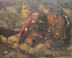 DIEZ Anto 1914-1992,Fishermen,1946,David Duggleby Limited GB 2022-07-23