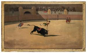 DIEZ Joaquín 1856-1882,Torero alla corrida,1873,Wannenes Art Auctions IT 2021-11-26