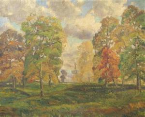 DIGGS Arthur 1888,Wooded Landscape,Hindman US 2012-03-01