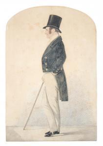 DIGHTON Joshua,Portrait of Sir Richard Sutton 2nd Baronet (1798-1,Mellors & Kirk 2022-09-13