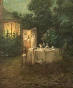 DILLAYE Blanche 1851-1931,After Supper...France,Skinner US 2004-11-19