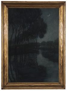 DILLAYE Blanche 1851-1931,The Crescent Moon,Brunk Auctions US 2015-09-11