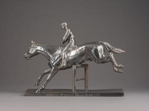DILLER Fritz,Jockey auf dem Pferd Ausführung: WMF,1920,Hargesheimer Kunstauktionen 2022-09-07