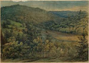 DILLIS Cantius 1779-1856,A wooded hilly landscape,Galerie Koller CH 2020-09-25