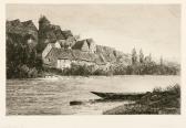 DILLMANN Eugenie 1879-1940,Idyllische alte Stadt am Fluss,Schloss DE 2007-11-30