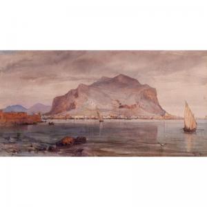 DILLON Frank H 1886,SHIPPING OFF MONTE PELLEGRINO, PALERMO,Sotheby's GB 2005-05-11