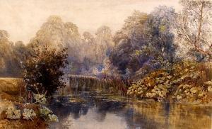 DILLON Frank J 1900-1900,A landscape with lake,1885,Bonhams GB 2005-06-23