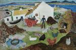 DILLON Gerard 1916-1971,THE FISHERMANS COTTAGE,De Veres Art Auctions IE 2023-11-21