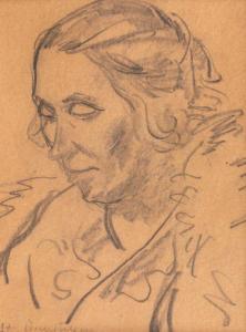 DIMITRESCU STEFAN 1886-1933,Portrait of Maria Lebădă (the artist's wife),Artmark RO 2023-07-12