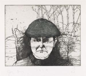 DINE Jim 1935,Self Potrait in a Flat Cap,1974,Swann Galleries US 2018-11-15