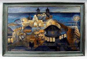 DINEL Pierre Roland 1919,Hastings Pier by Night,1986,Rosebery's GB 2014-09-09