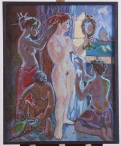 DINER Pierre 1932-2015,Dahut à la toilette,Adjug'art FR 2021-11-25