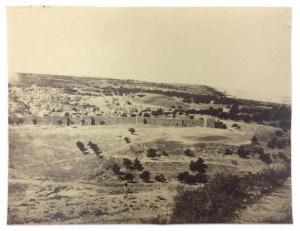 DINESS Mendel John,Panorama de Jerusalem du Mont des Oliviers,1857,Binoche et Giquello 2016-11-10
