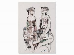 DINETTO Lino 1927,Girlfriends II,Auctionata DE 2014-10-08